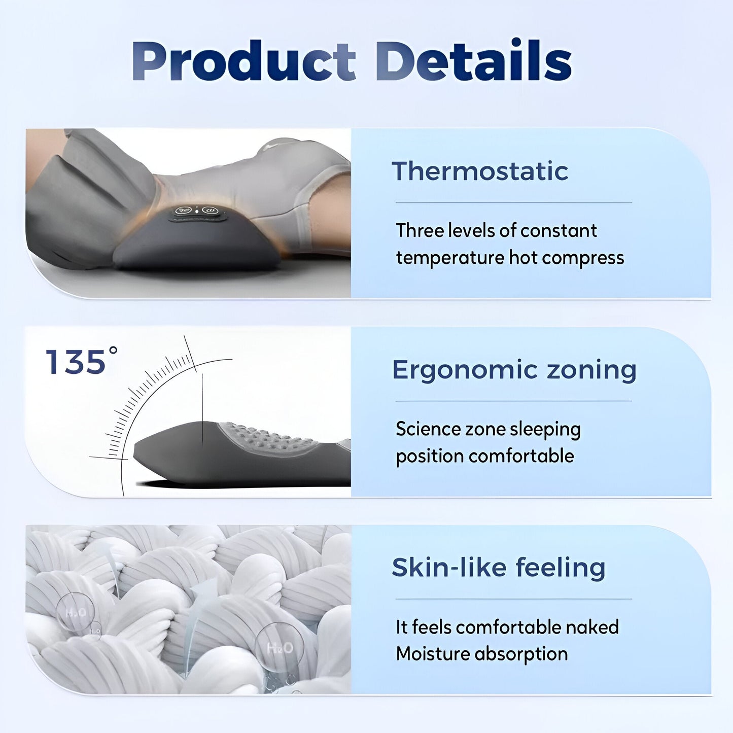 TerraHush™ TripleCare 3-in-1 Back Massager