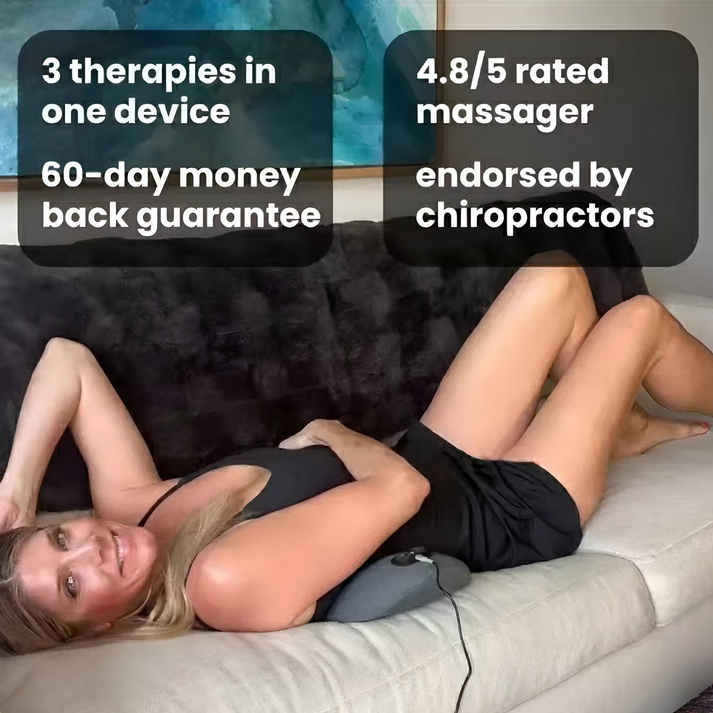 TerraHush™ TripleCare 3-in-1 Back Massager